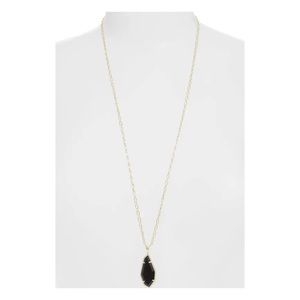Kendra Scott • Long Gold + Black Necklace